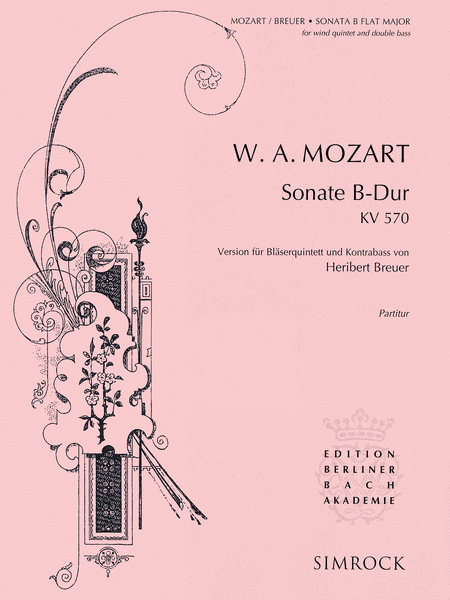 Sonata in B-Flat Major, K. 570