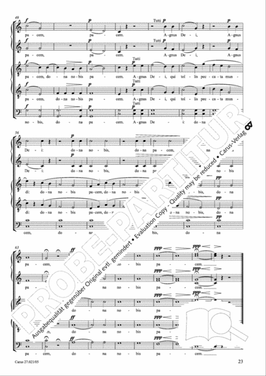Messe aux Orpheonistes TTB scores gallery preview page 24