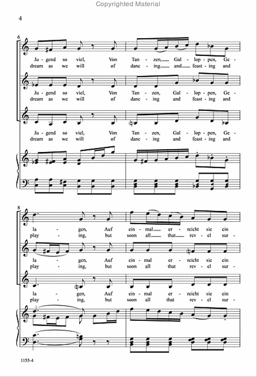 Der Tanz - SSA Octavo SSA scores gallery preview page 3
