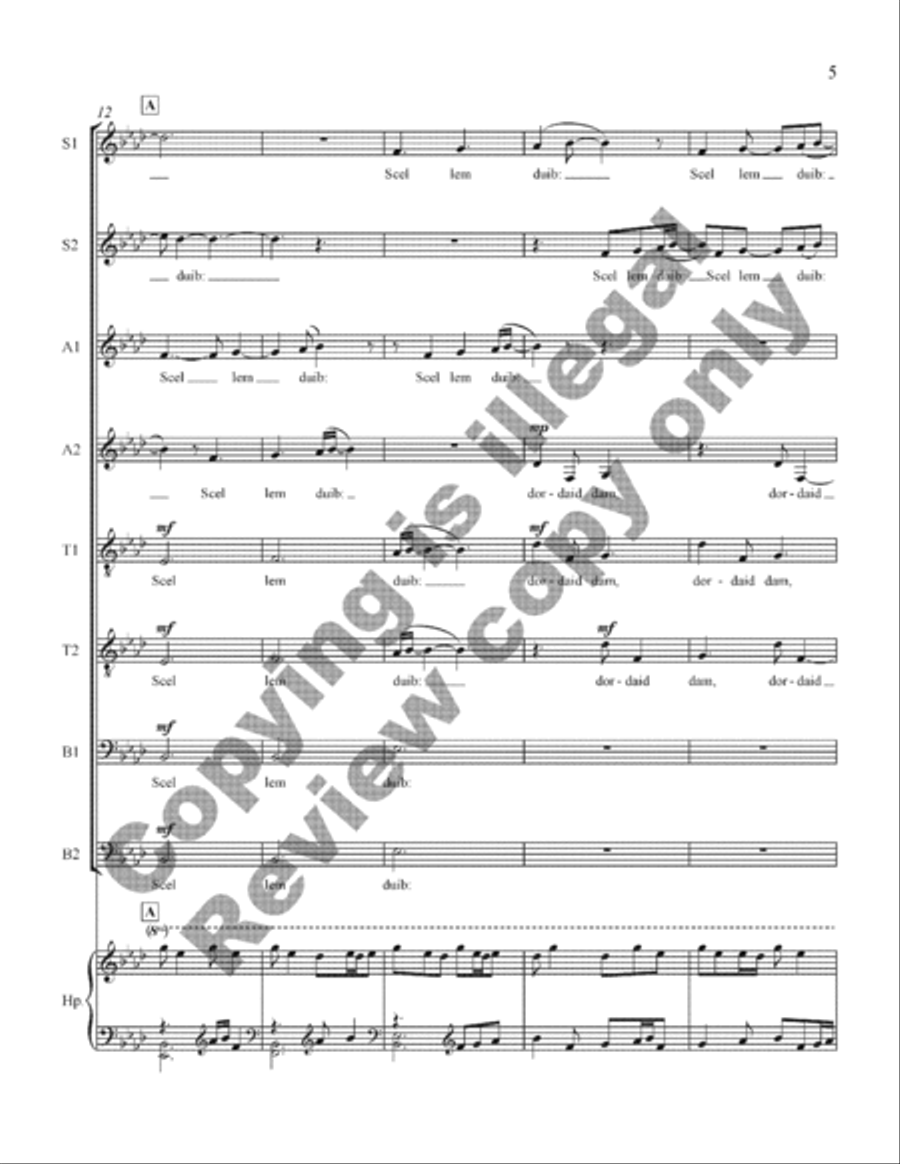 Scel lem duib SSAATTBB scores gallery preview page 5