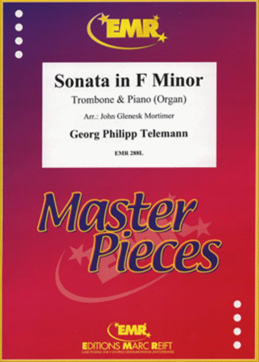 Sonata in F minor Organ scores gallery preview page 1