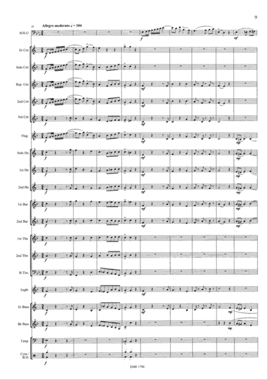Morceau Symphonique Brass Band scores gallery preview page 10
