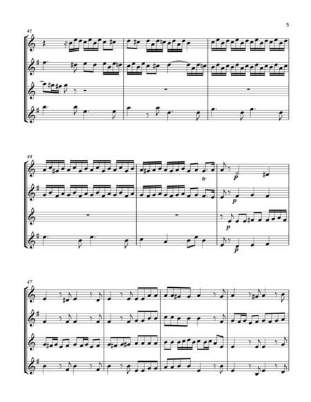 Fugue BWV 947 (sax quartet) image number null