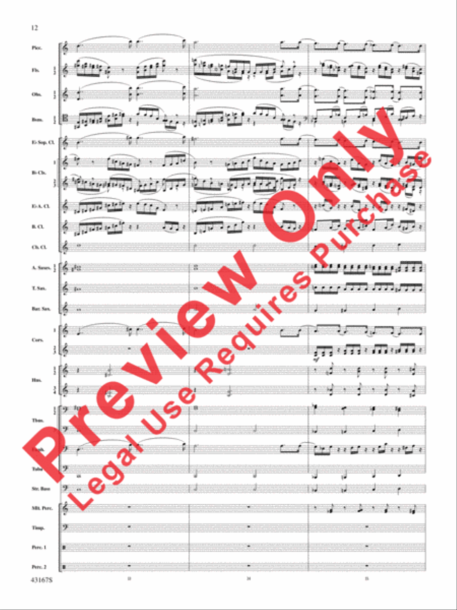 Down to the Sea in Ships (from the NBC TV Film Project 20) Concert Band scores gallery preview page 13