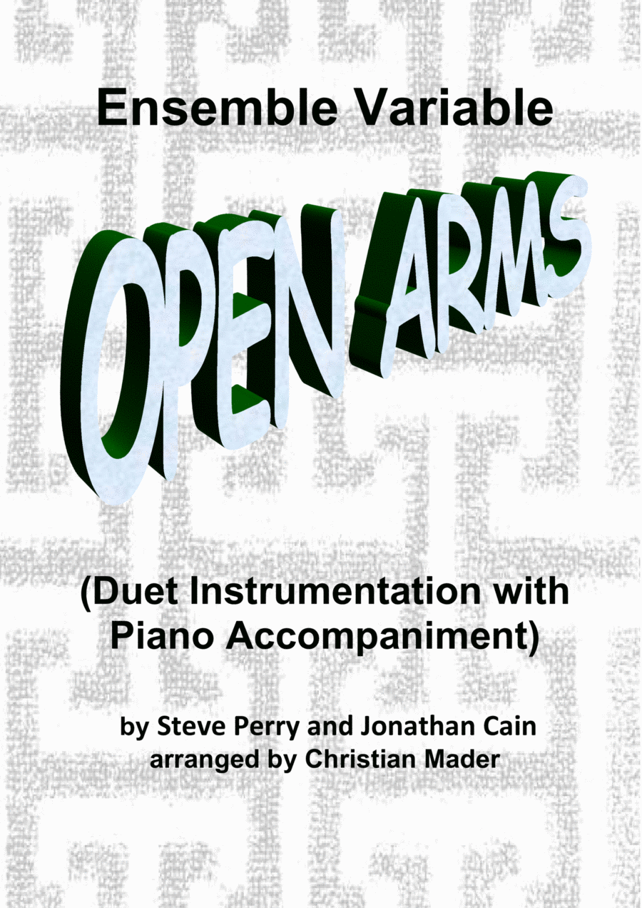 Open Arms Trombone Duet scores gallery preview page 1