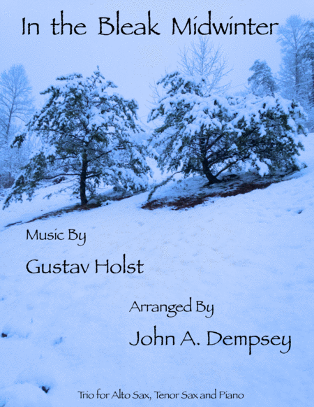 In the Bleak Midwinter (Trio for Alto Sax, Tenor Sax and Piano) image number null