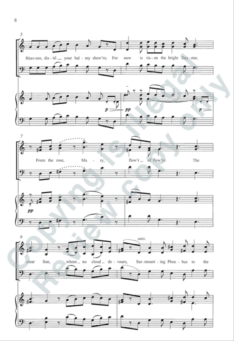 Somerset Anthem Books, Volume IV (Christmastide) 3-Part scores gallery preview page 24