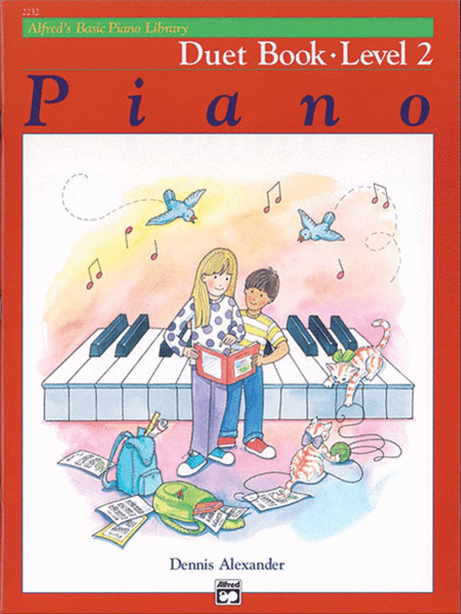 Alfred's Basic Piano Course Duet Book, Level 2 Piano Method scores gallery preview page 1