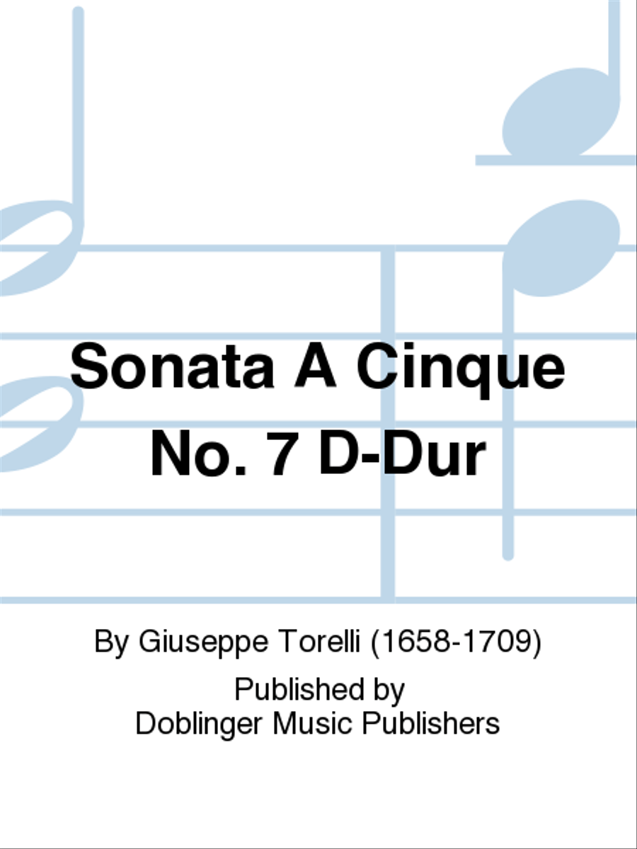 Sonata a cinque No. 7 D-Dur School and Community scores gallery preview page 1