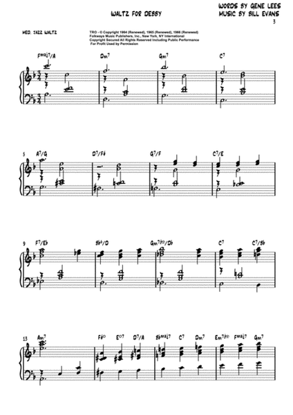 Jazz Standards for Piano (arr. W.Y. Shan)