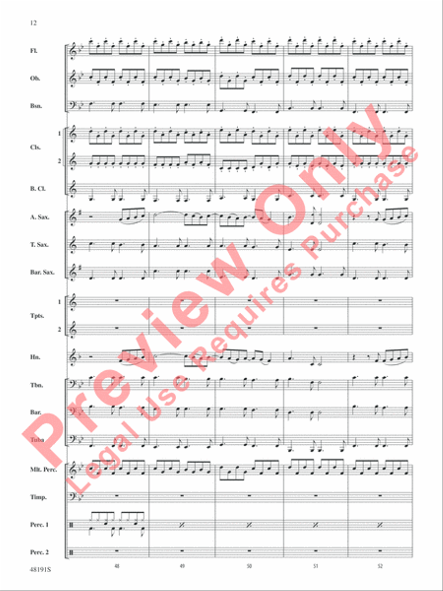 The Never Ending Story Concert Band scores gallery preview page 13