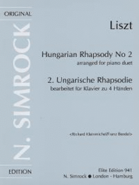 Hungarian Rhapsody No.2 Piano Duet