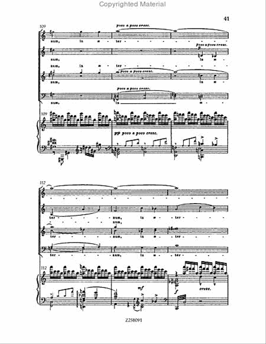 Te Deum, WAB 45 (1886 revision) Choir scores gallery preview page 41