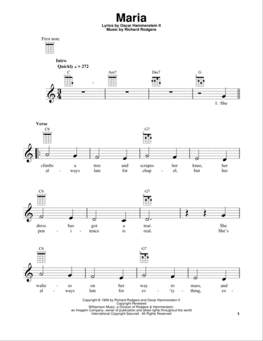 Maria (from The Sound of Music)