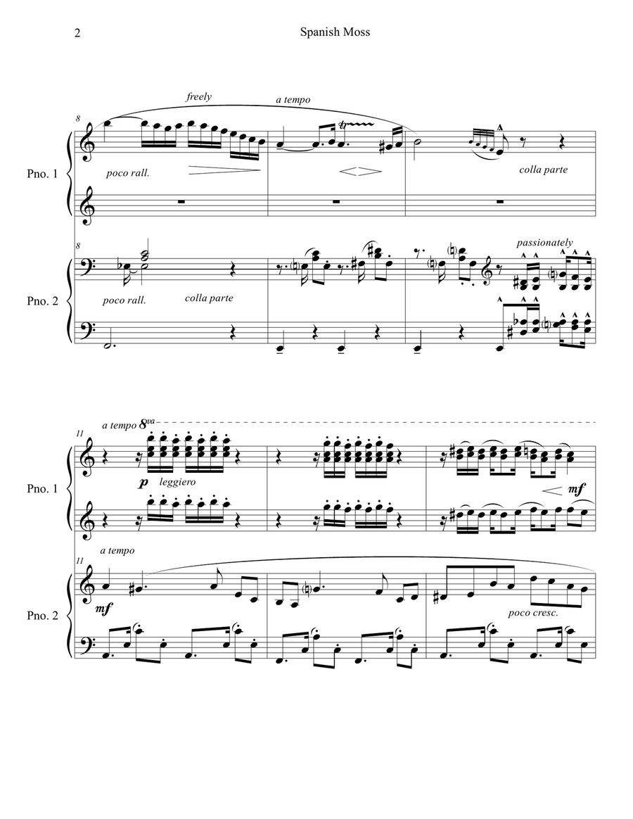 Spanish Moss Score and Parts scores gallery preview page 2