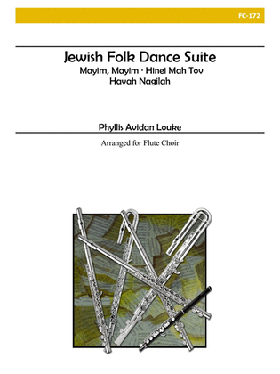 Book cover for Jewish Folk Dance Suite for Flute Choir