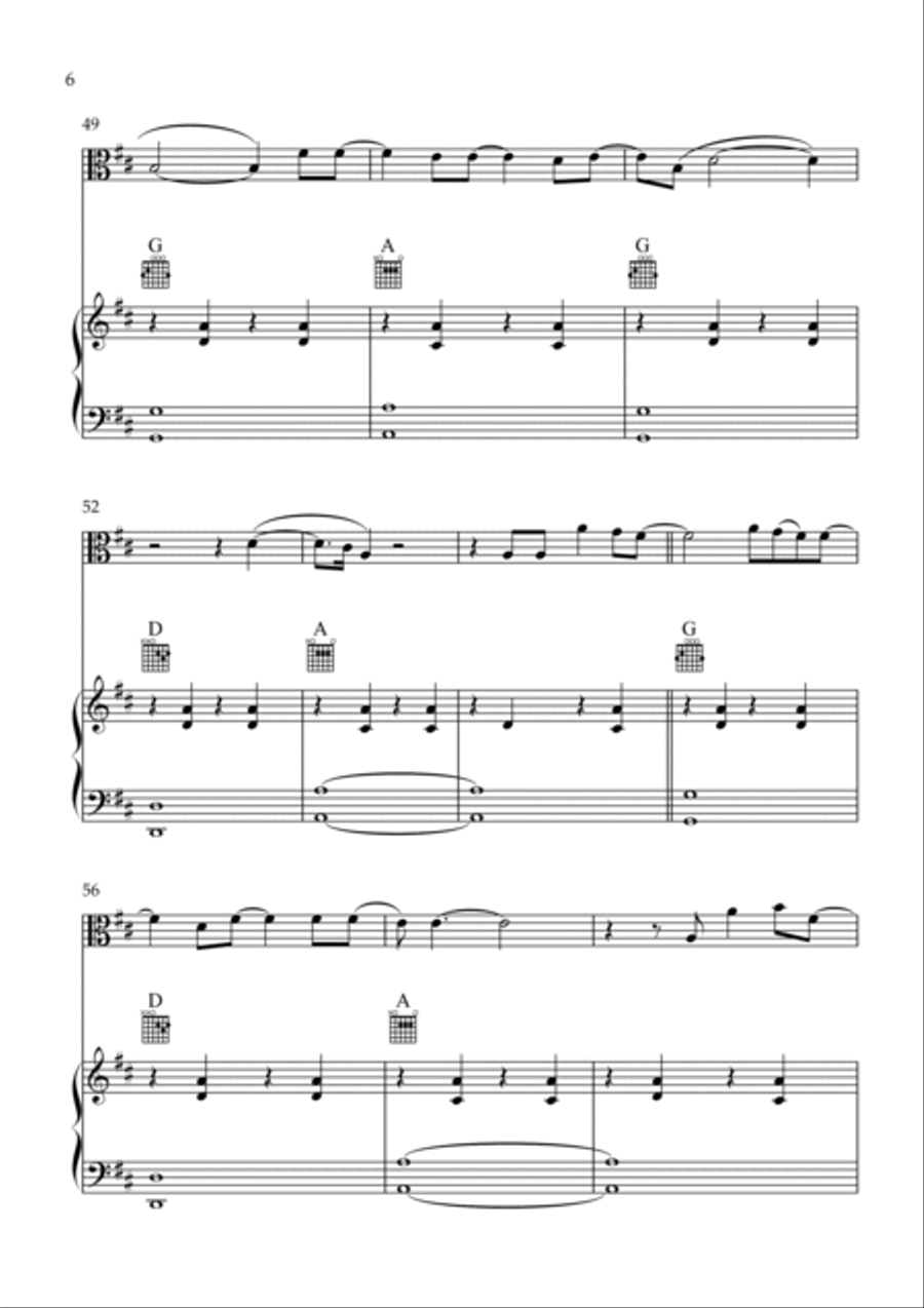 When I Get There Viola scores gallery preview page 6