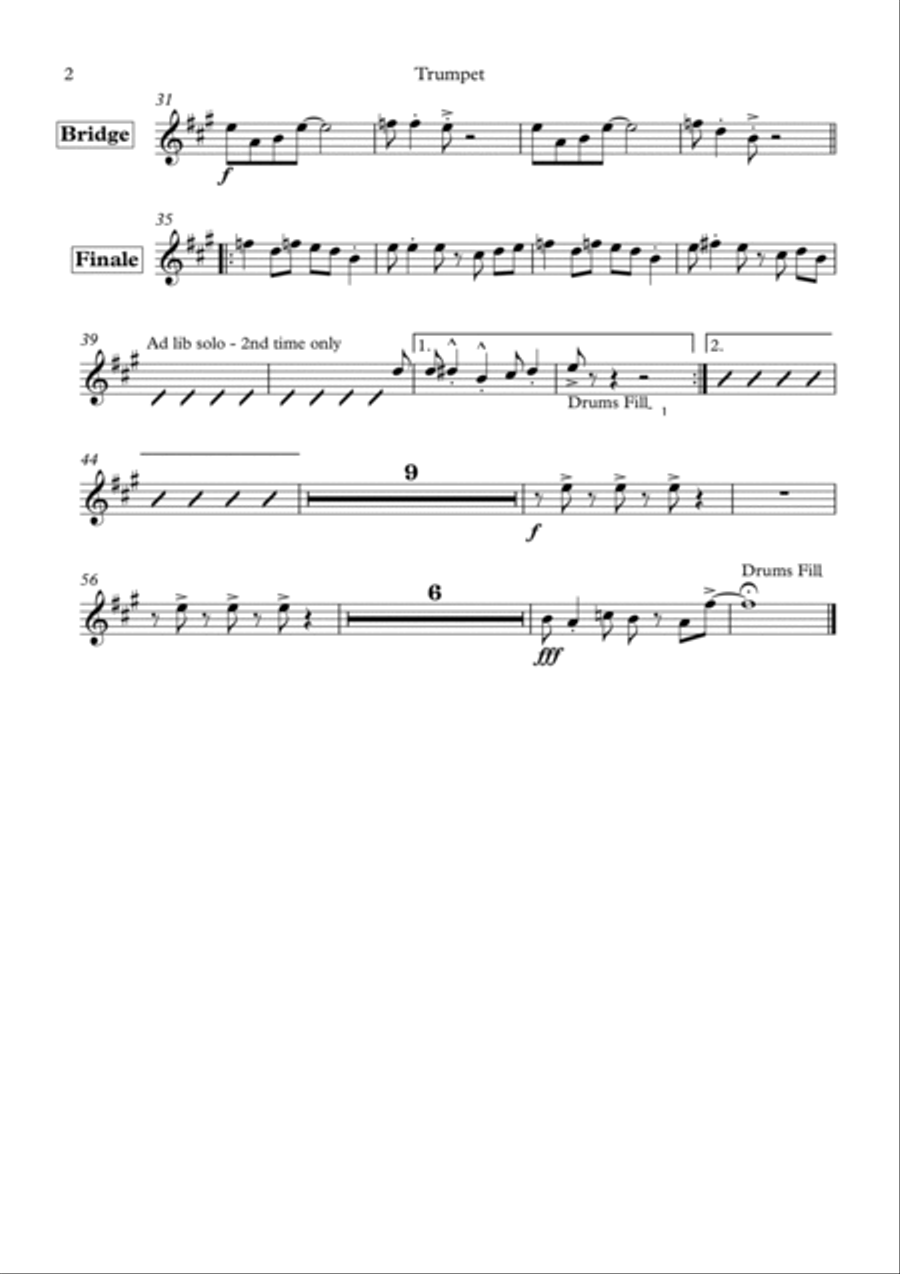 Blue Lou Jazz Ensemble scores gallery preview page 5