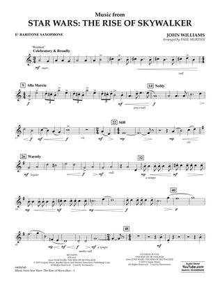 Music from Star Wars: The Rise of Skywalker (arr. Paul Murtha) - Eb Baritone Saxophone