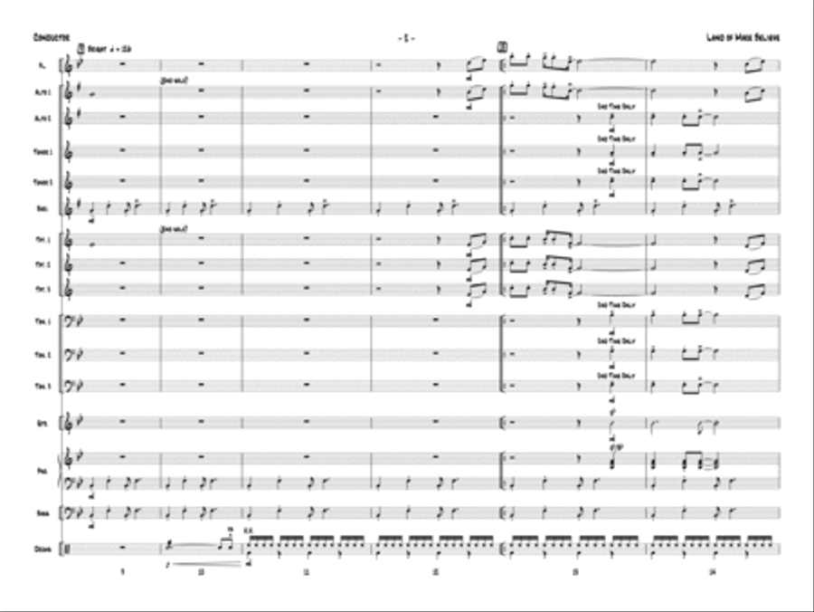 Land of Make Believe Jazz Ensemble scores gallery preview page 3