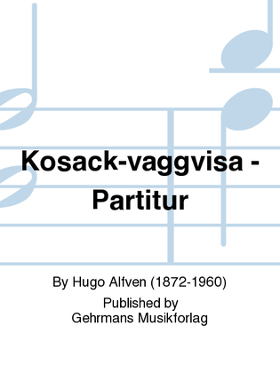Kosack-vaggvisa - Partitur