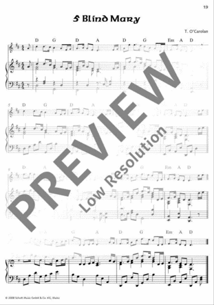 The O'Carolan Book The O'Carolan Book Flute scores gallery preview page 20