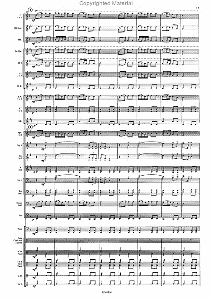 Ambaixadora Contrabandistas Concert Band scores gallery preview page 18