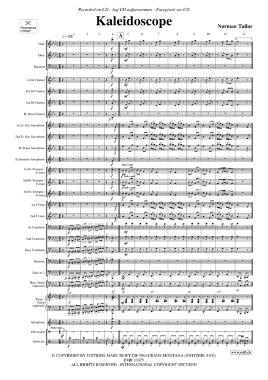 Kaleidoscope Kaleidoscope Concert Band scores gallery preview page 4