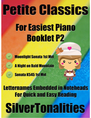 Book cover for Petite Classics for Easiest Piano Booklet P2
