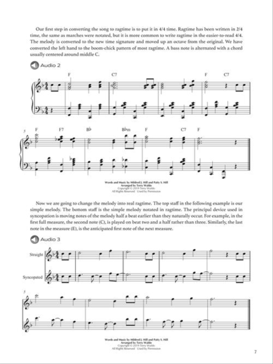 Ragtime Piano Piano Method scores gallery preview page 7