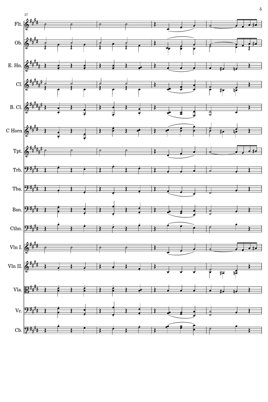 Consolation No.1 in E Major - Score Only Chamber Orchestra scores gallery preview page 5