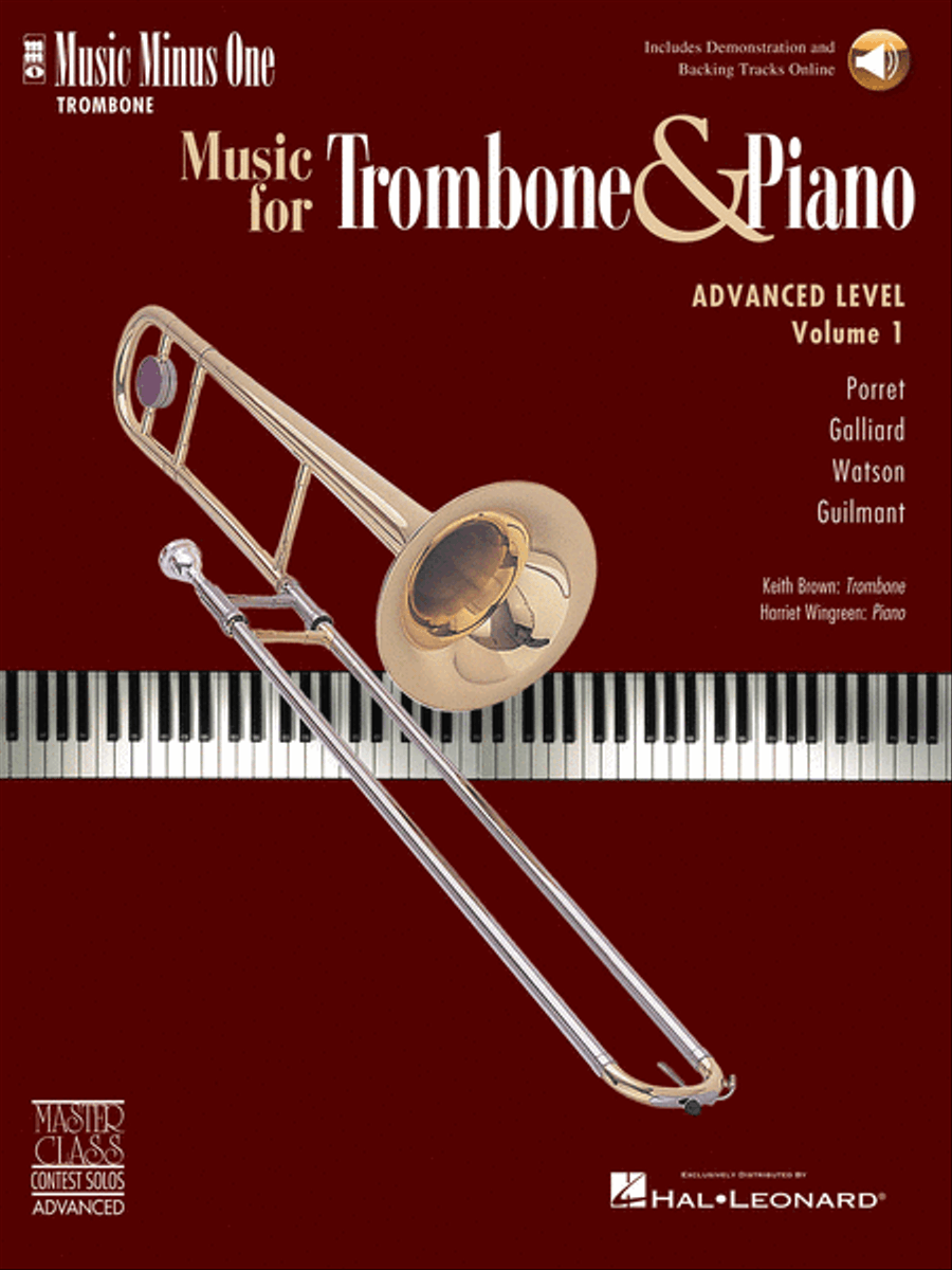 Music for Trombone & Piano – Advanced Level Volume 1 by Various Piano Accompaniment - Sheet Music