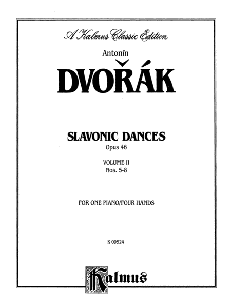 Slavonic Dances, Op. 46, Volume 2