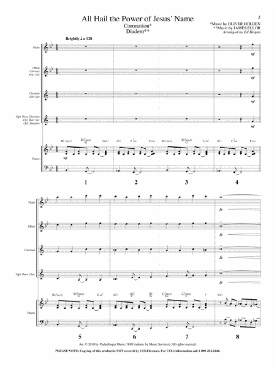 Creative Hymns for Woodwind Trio, Vol. 1 Woodwind Trio scores gallery preview page 2