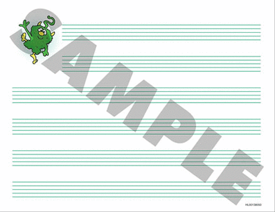 John Thompson's Easiest Piano Course - Music Staff Paper Piano Method scores gallery preview page 4