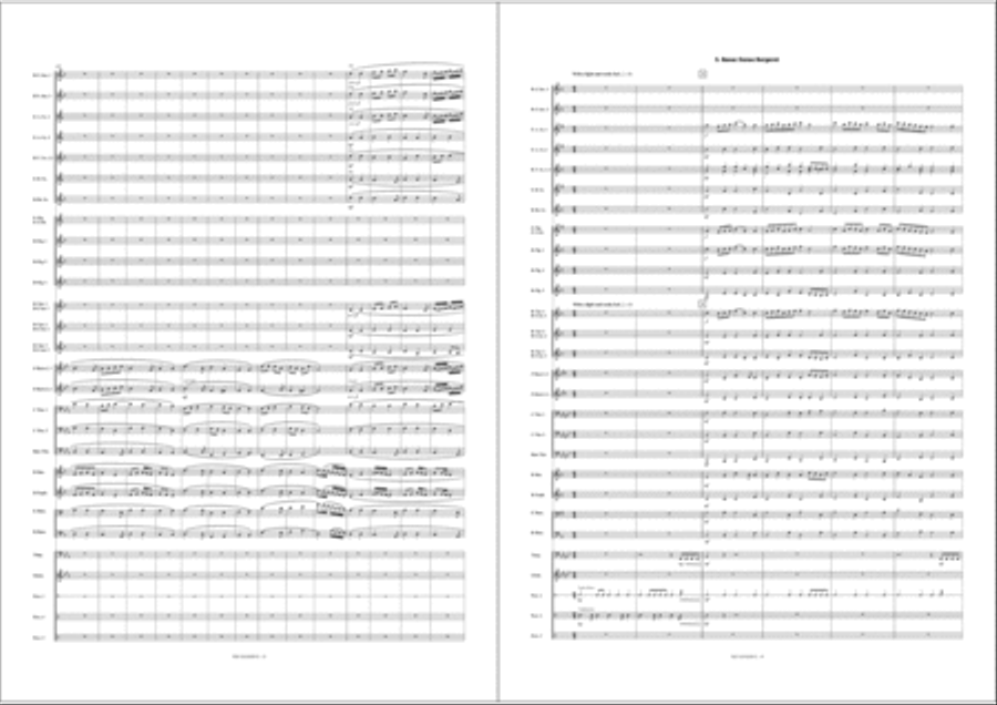 The Danserye Fanfare Band scores gallery preview page 10