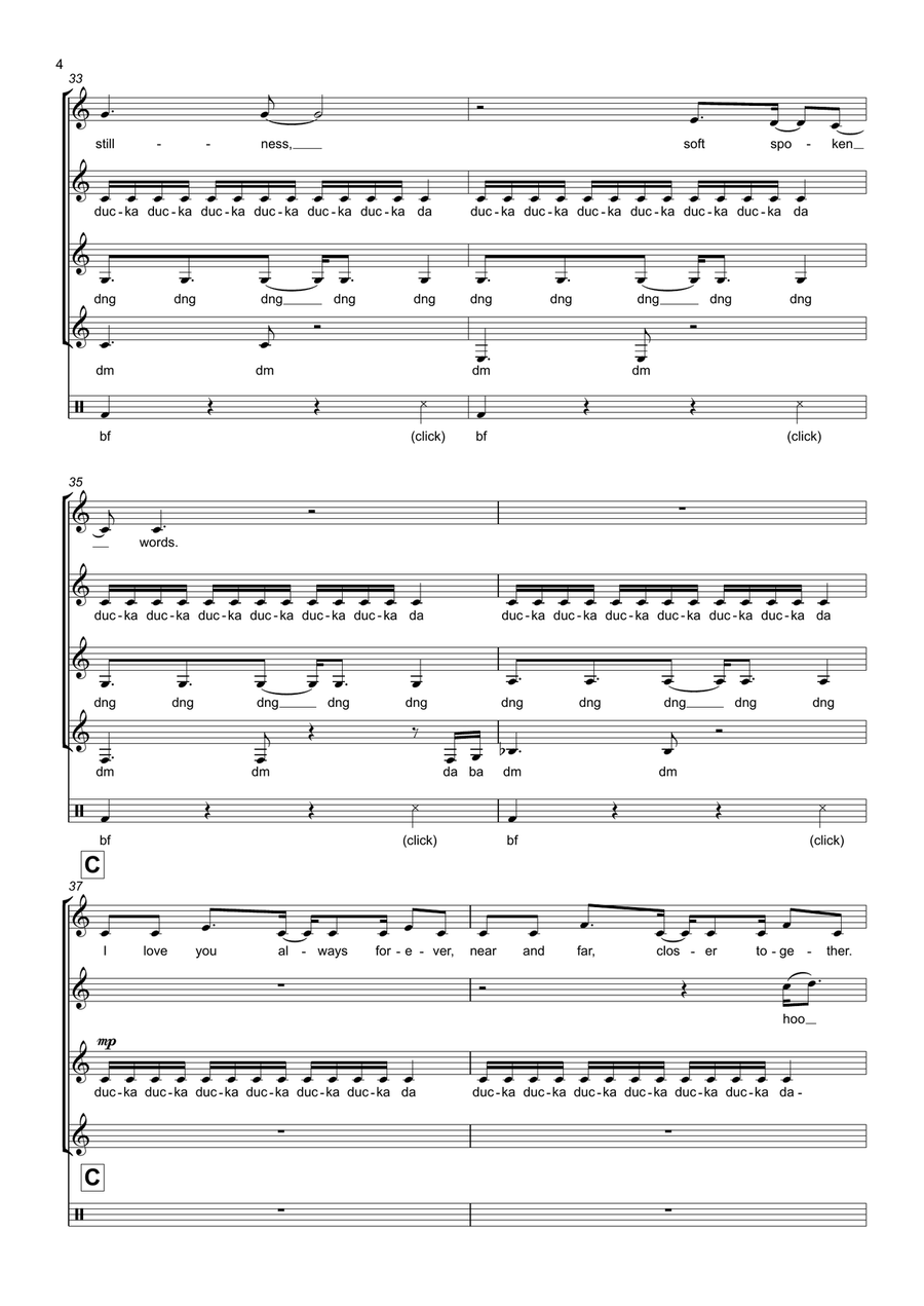 I Love You Always Forever SSAA scores gallery preview page 4