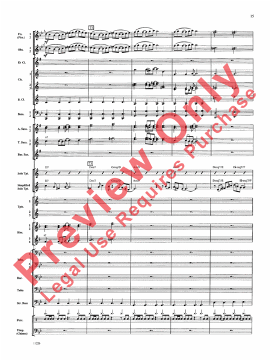 American Jazz Suite American Jazz Suite Concert Band scores gallery preview page 16