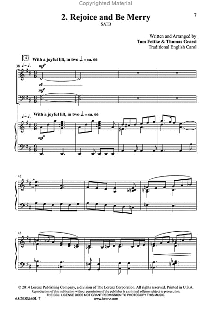 The Christmas Story - SATB Score with Performance CD 4-Part scores gallery preview page 4