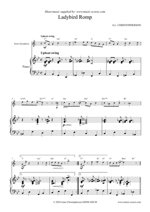 Ladybird Romp - Tenor Sax & Piano
