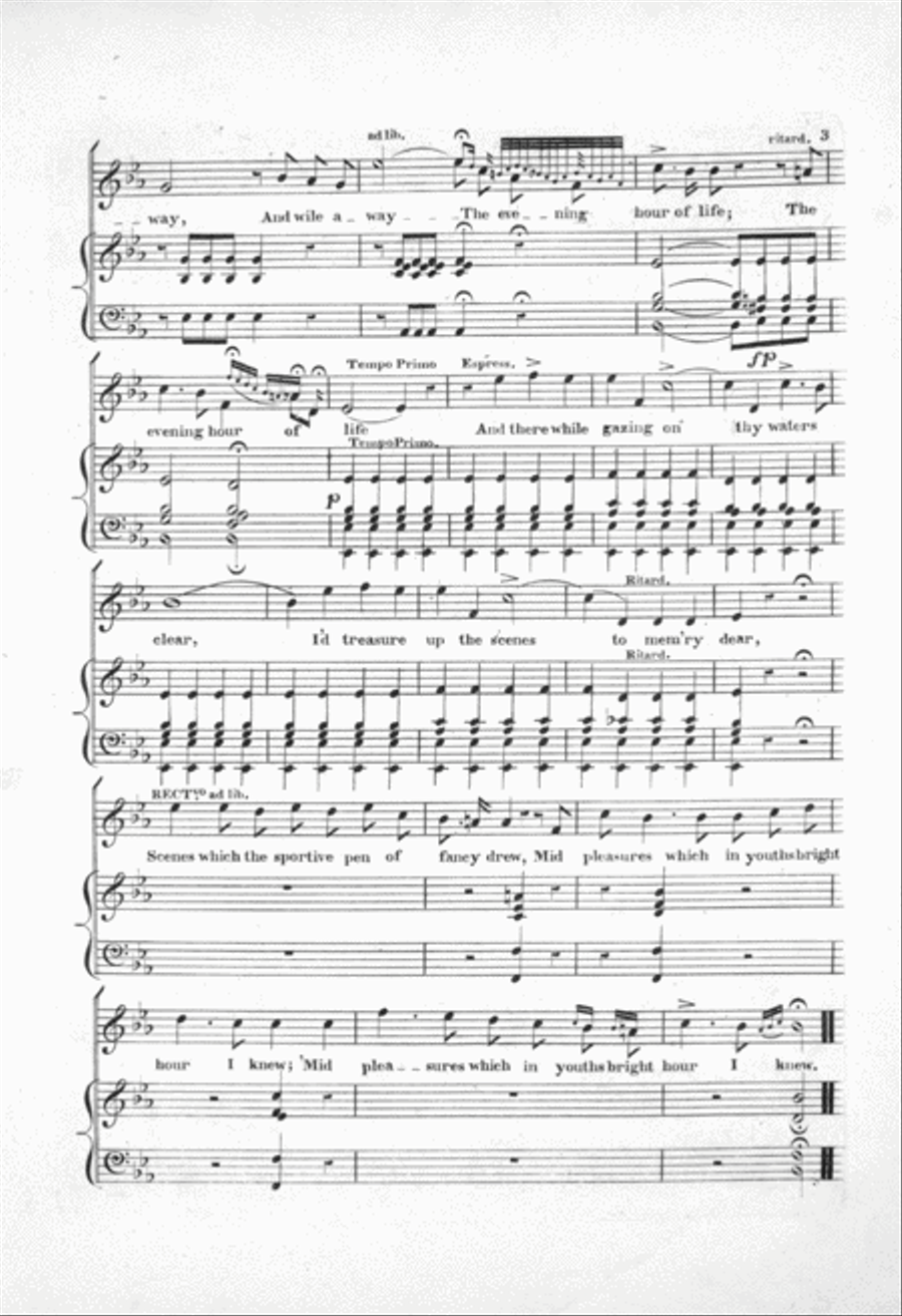 Oh Peaceful Lake Voice scores gallery preview page 3