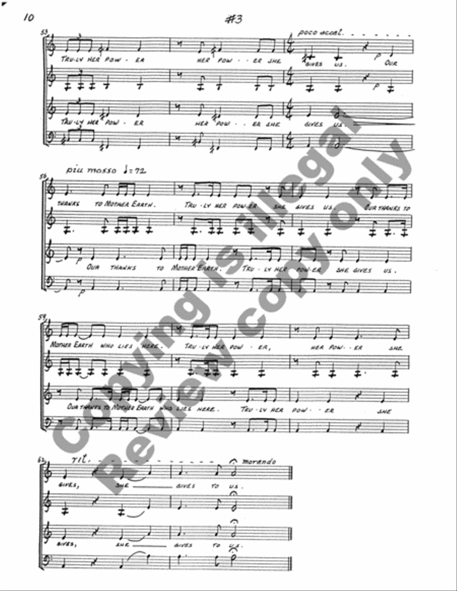 The Web of Life 4-Part scores gallery preview page 25