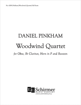 Book cover for Woodwind Quartet (Score & Parts)