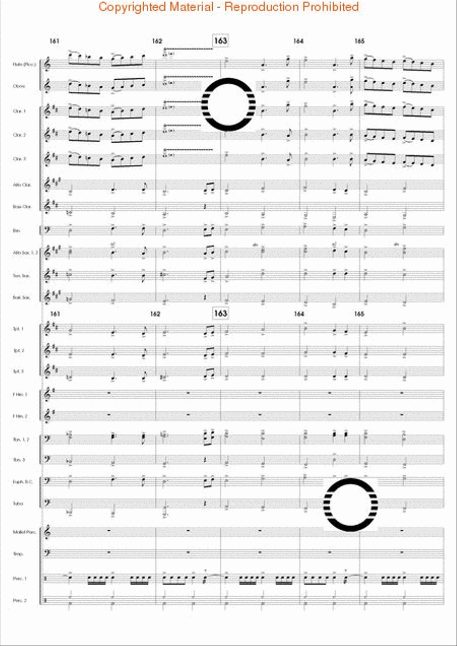 Black Granite III Black Granite III Concert Band scores gallery preview page 34