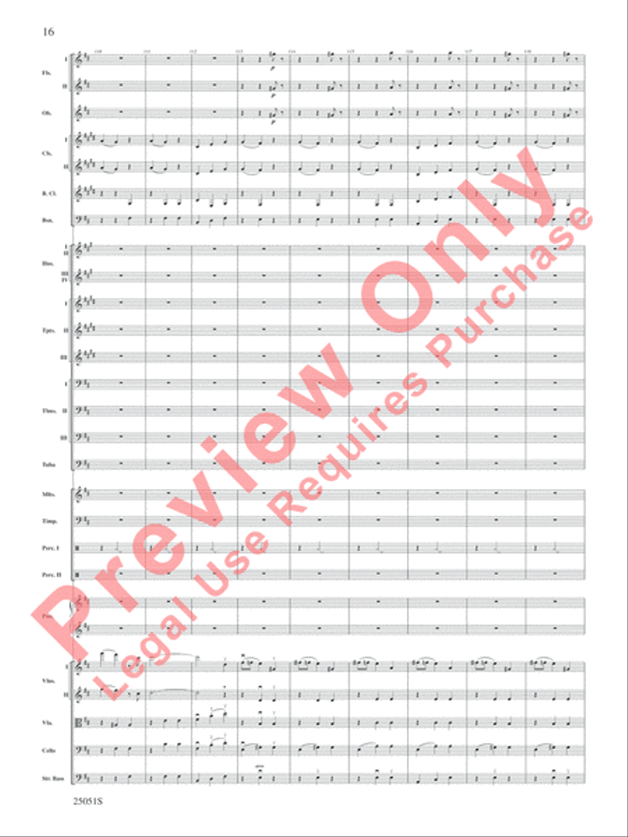 Concert Suite from Harry Potter and the Goblet of Fire Concert Band scores gallery preview page 17