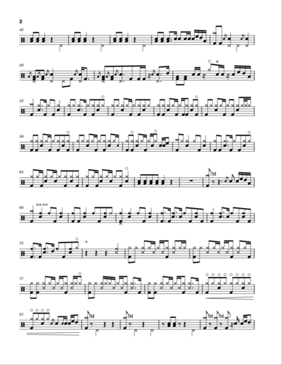 Beggin' Drum Set scores gallery preview page 2