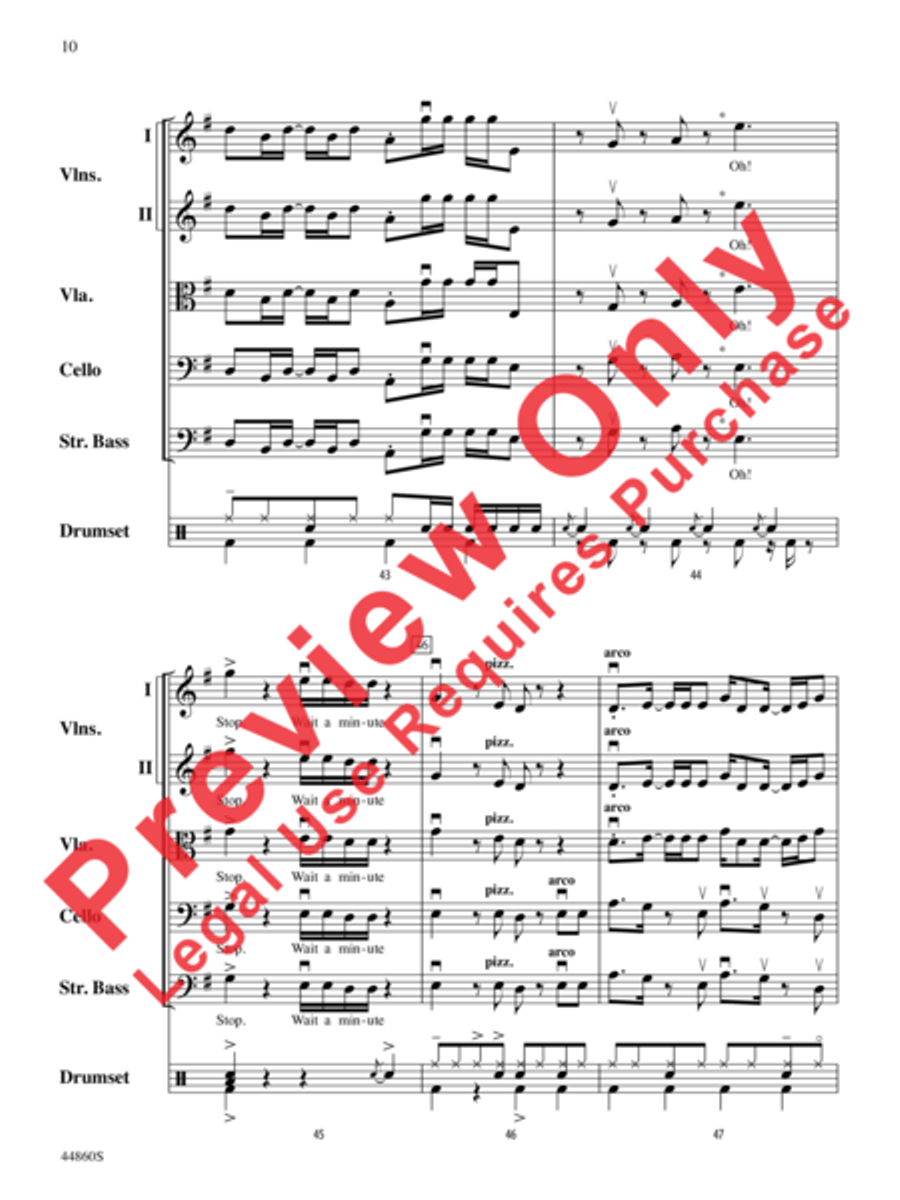 Uptown Funk Uptown Funk String Orchestra scores gallery preview page 11
