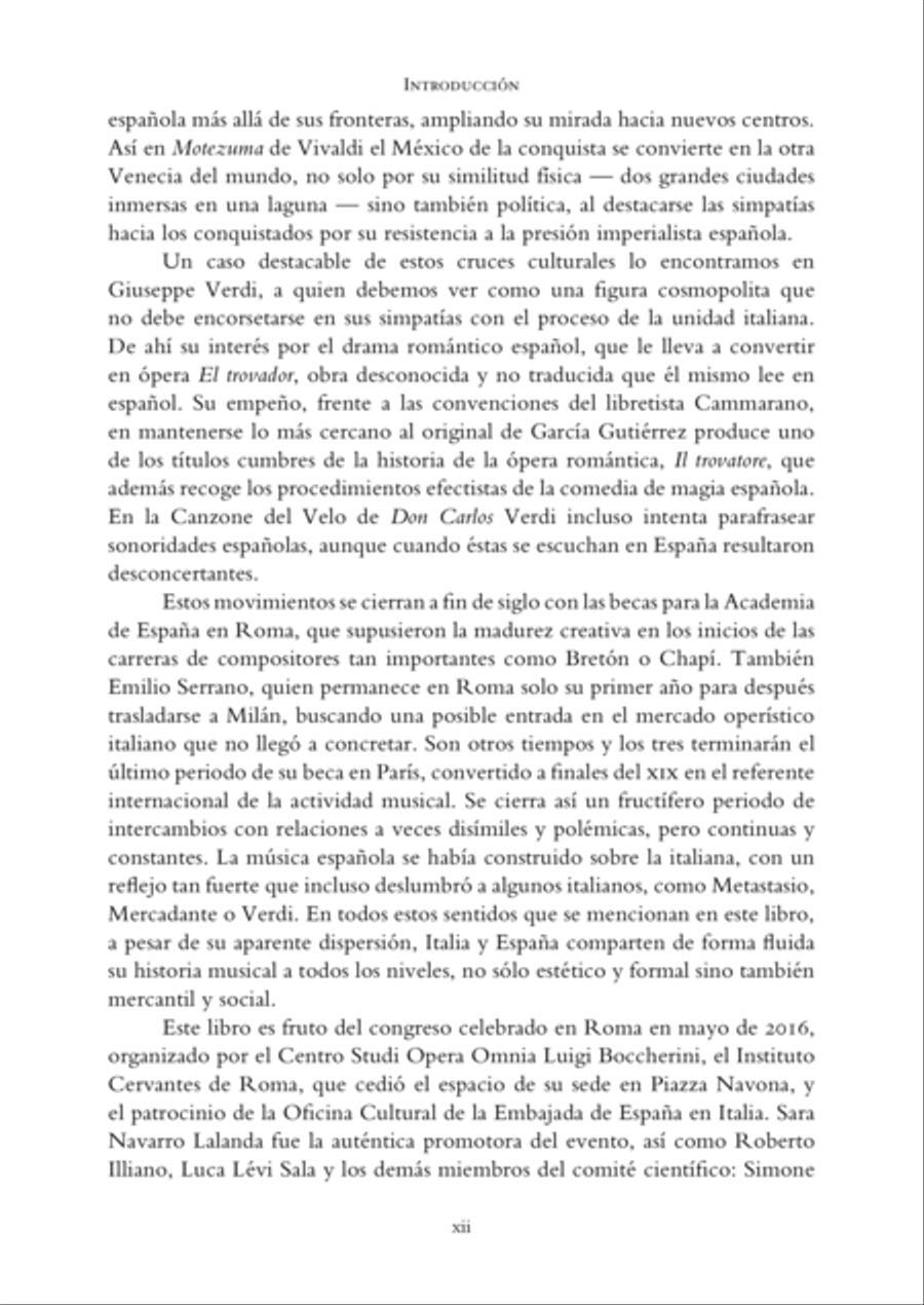 Intercambios musicales entre España e Italia en los siglos XVIII y XIX/ Gli scambi musicali fra Spagna e Italia nei secoli XVIII e XIX School and Community scores gallery preview page 13
