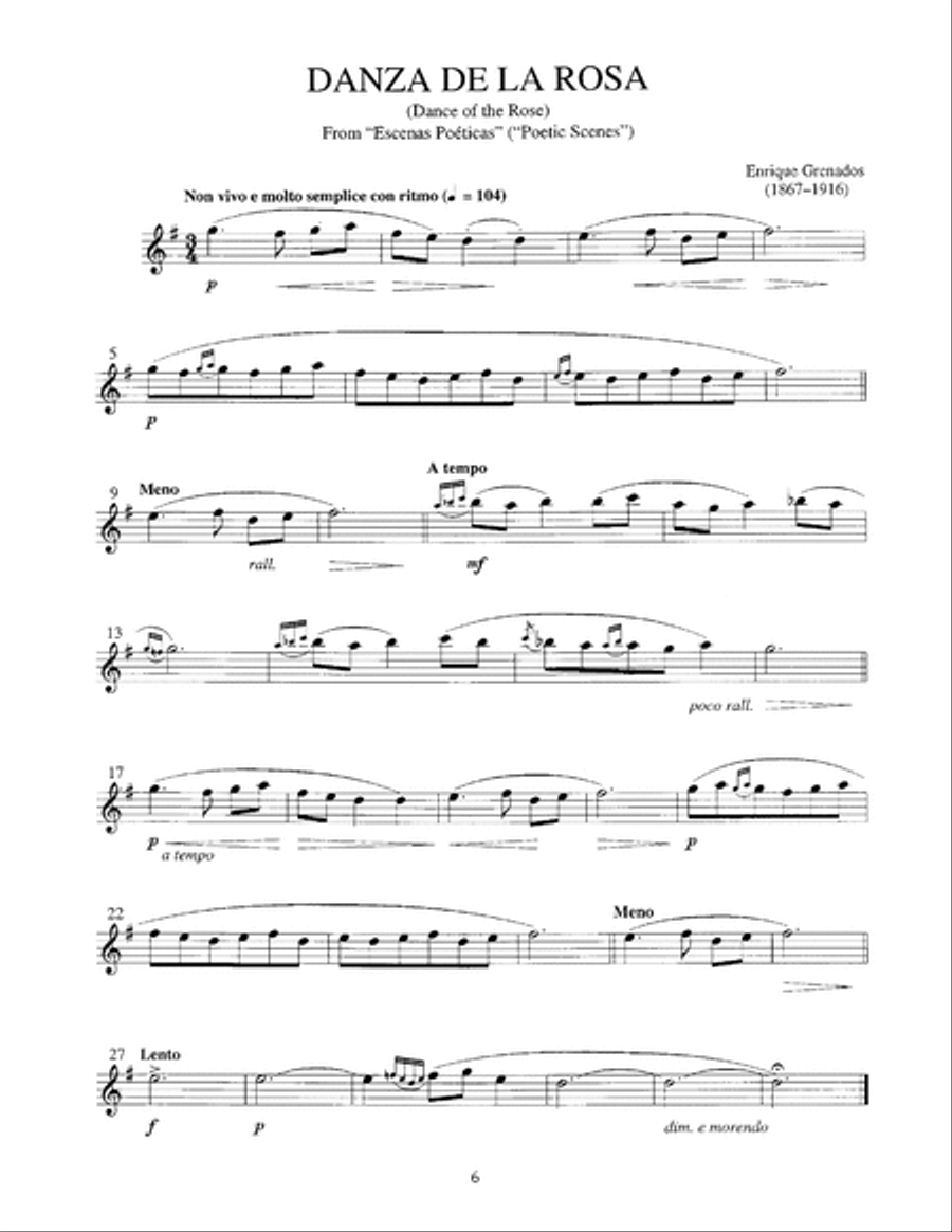 Solo Pieces for the Beginning Saxophonist Saxophone scores gallery preview page 6