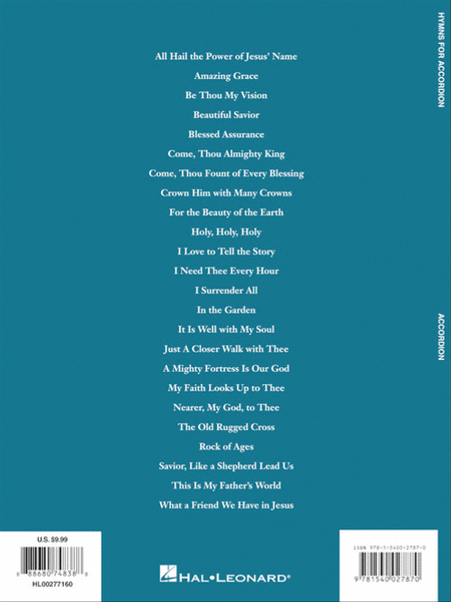 Hymns for Accordion Accordion scores gallery preview page 5